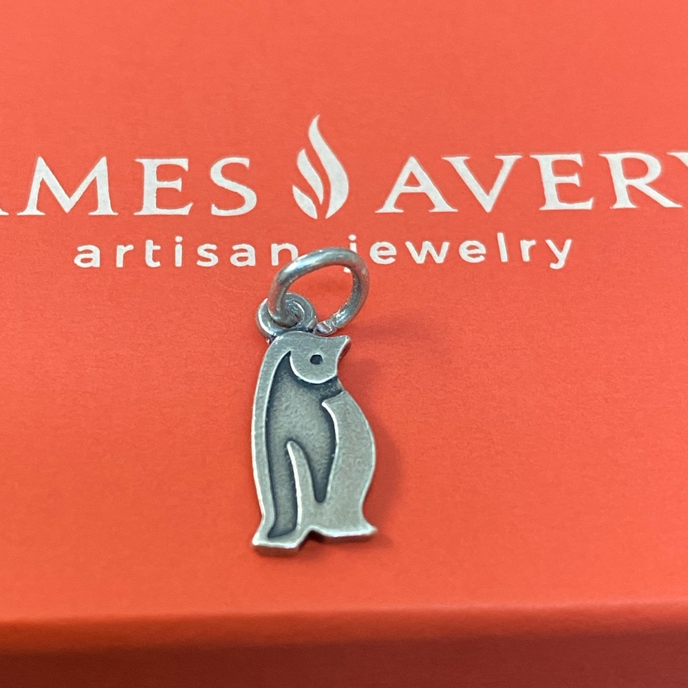 EUC James Avery Retired 925 Silver Penguin Charm